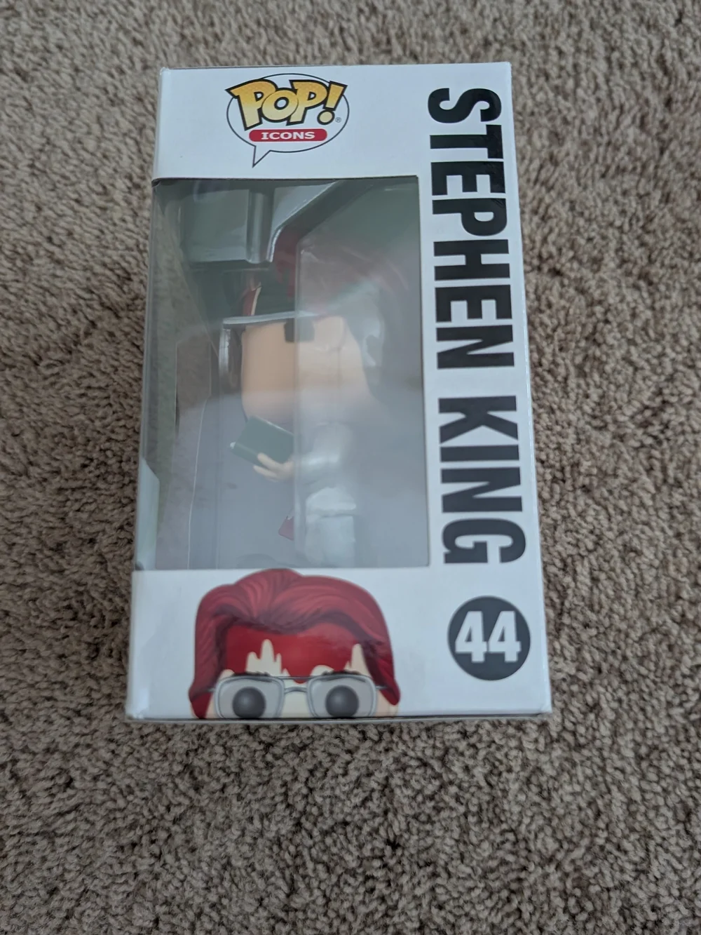 Funko Pop! Icons Stephen King #44 Vinyl Figure - Red Hair, Black Outfit - Picture 6 of 6